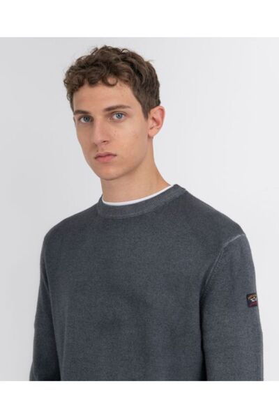 PAUL&SHARK Men's Knitted Roundneck C.W.Wool Sweater