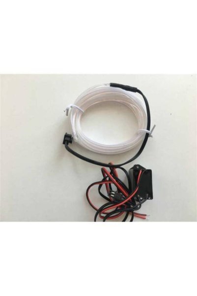 Neon 2 Meters Crystal Blue Color Rope Led Car Interior Rope Torpedo Strip with 12v Adapter