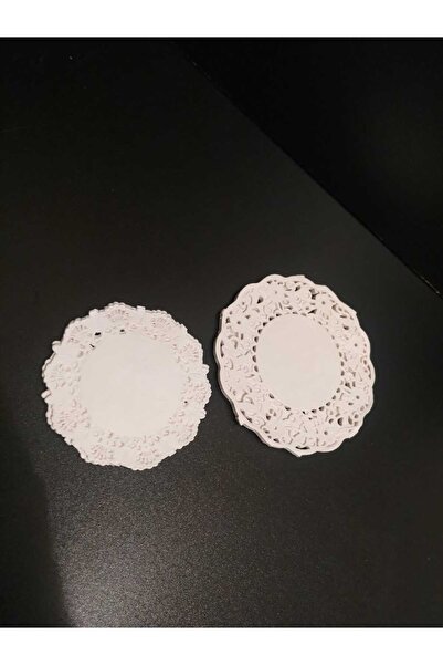 Uemolras Tea and Mug Coasters 9 cm - 12 cm Lace Paper Coasters in Plate Coasters 100 Pieces