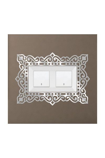 Tual Tasarım Decorative Plexi Socket Switch Button Frame