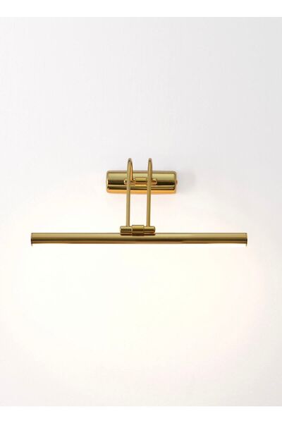 Pratik Elektromarket 50 Cm Gold -g.ışığı Işık Ayna-tablo-duvar-resim-flüt Aplik