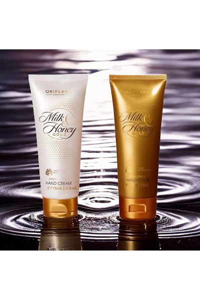 Oriflame Milk & Honey Gold - Smoothing Body Purifying Cream Pack of 2