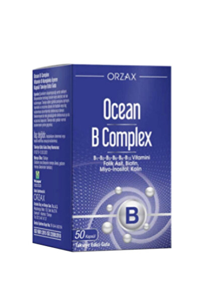 Ocean B Complex Takviye Edici Gıda 50 Kapsül-MFRYN-Diş Beyazlatıcı Köpük Hediye-