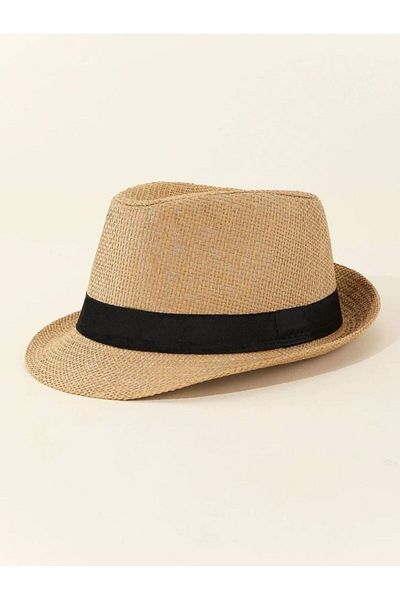 GYES Straw Fedora Hat Summer Unisex