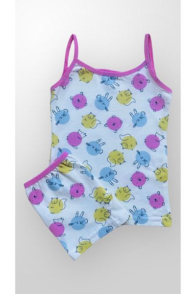 Fil Kids Cotton Patterned Chubby Athlete Boxer Set for Girls