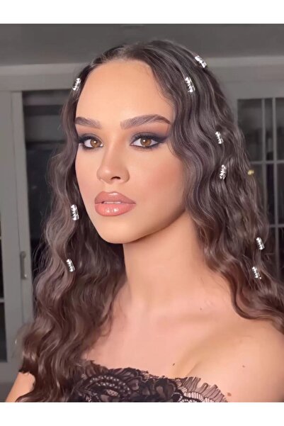 Stone Family Gümüş Renk Saç Küpesi