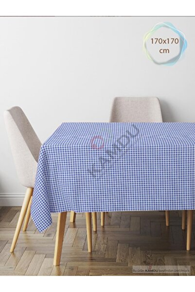 HOLLYHOME 170x170cm Bumbac Pötikare, Față de masă Goldrise, Față de masă pent...