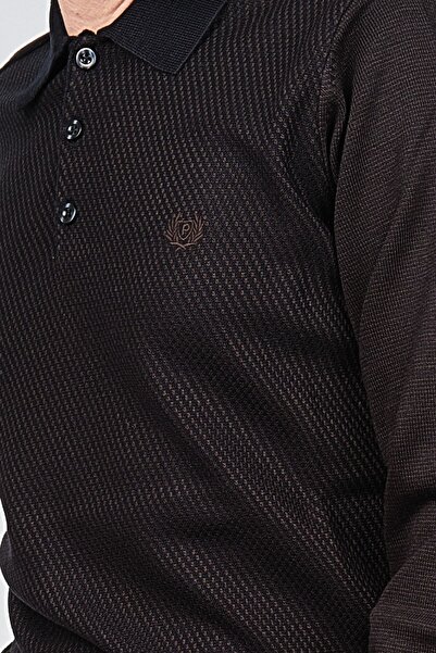 Pelikan Men's Polo Neck Sweater 1577412 Navy Blue