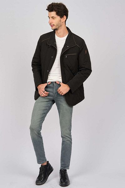Allegro Palton pentru bărbați cu buzunar cu model 0365475 Negru