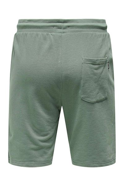 Only & Sons Ανδρικό σορτς χακί - 100% βαμβάκι, Onsneıl Waist Tie, 22015623
