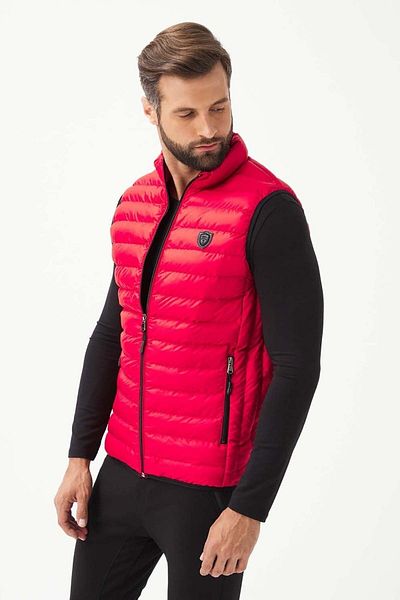 MCL Men's Zippered Inflatable Vest 20731188 Red