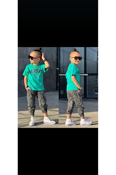 Asel FREDDOM Boy's Set - Written, Trousers, 2-piece