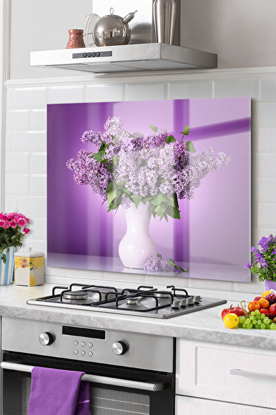 Onbiya Protector de spate pentru aragaz din sticla de bucatarie premium |   V...