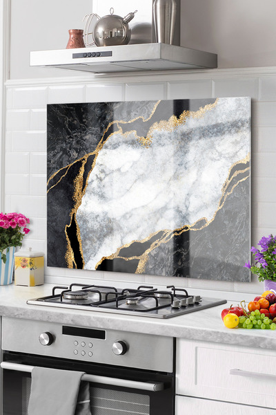 Onbiya Vrhunski stakleni štitnik za kuhinjsku ploču od mramora