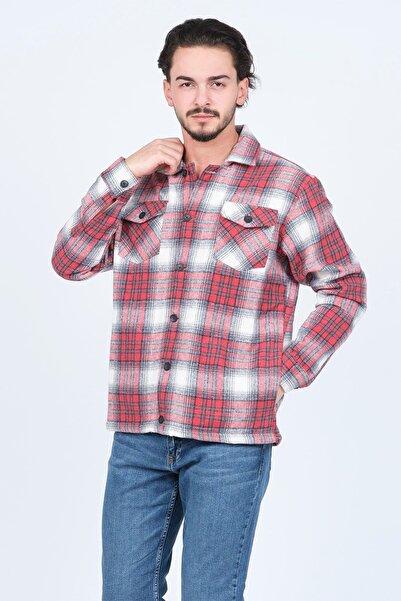 MCL Чоловіча куртка з кишенями на грудях 20732576 бордо