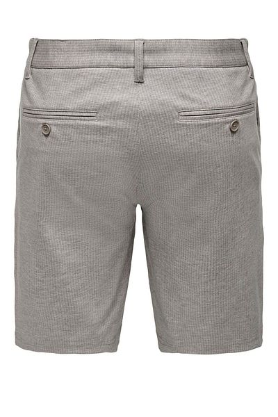 Only & Sons Ανδρικό μπεζ σορτς Onsmark - με πίσω και πλαϊνές τσέπες 22024956