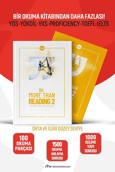 RH Pozitif Yayınları More Than Reading 2 - English Reading Book - Yds / Yökdil / Ydt / Ielts