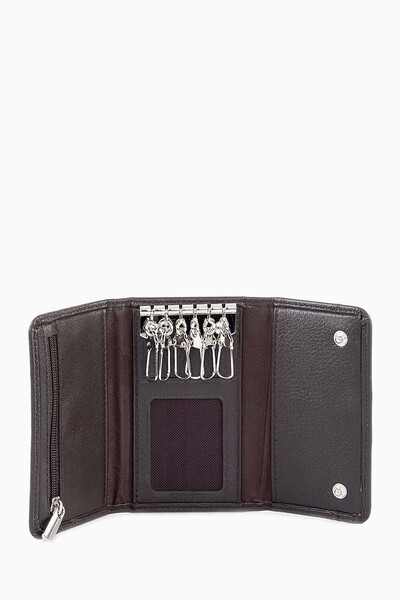 OKAVANGO Μπρελόκ με φερμουάρ από γνήσιο δέρμα - Δώρο γενεθλίων με κουμπωτά, θ...