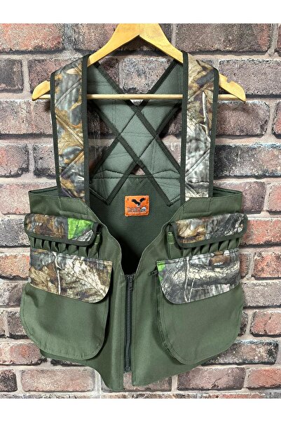 Dargo Meşe Askılı Cordura M Beden Haki Avcı Yeleği
