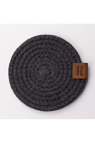 Tropikhome 2'li Hasır Bardak Altlığı 12 cm Dekoratif Fincan, Bardak, Kupa, Mu...