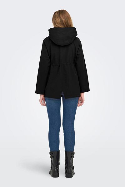 ONLY Women's Onlblue Hooded Seasonal Coat15308840 Black