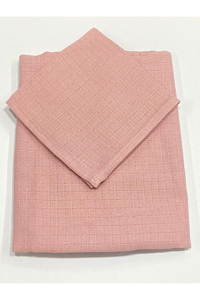 tuhafiyeci Muslin Organic Cotton Fabric Cover Blanket 100x100 cm with Mouth Tissue Gift