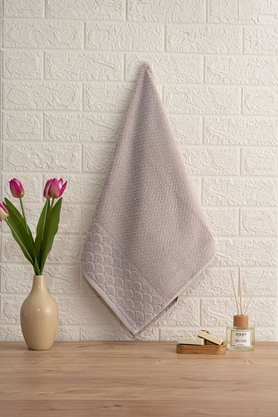 Soley Alana Extra Soft Rice Knitting Towel - Χέρι και Πρόσωπο