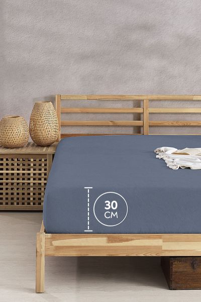 The Berb Cotton Towel Sheet| 4 Side Elastic| Single/Double Elastic Towel Sheet|