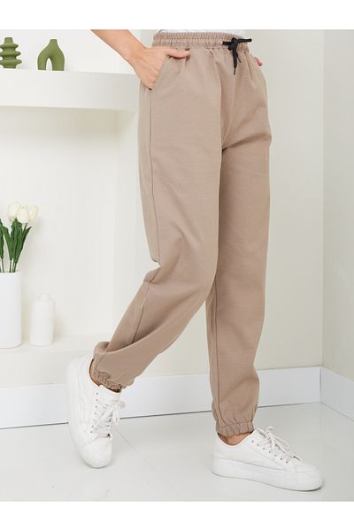 VOLT CLOTHİNG Übergroße Jogginghose – Elastisches Bein und Taille