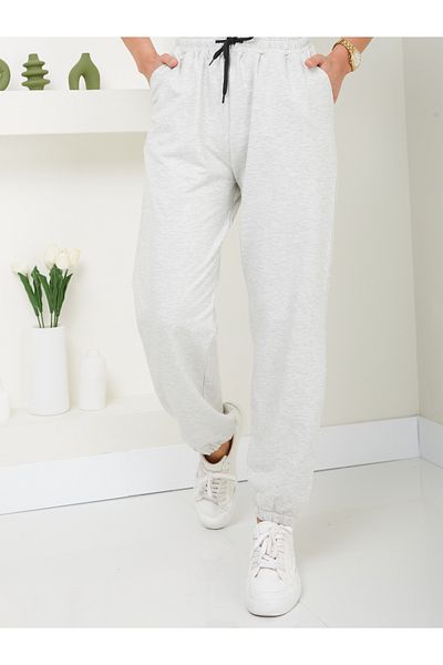 VOLT CLOTHİNG Übergroße Jogginghose – Elastisches Bein und Taille