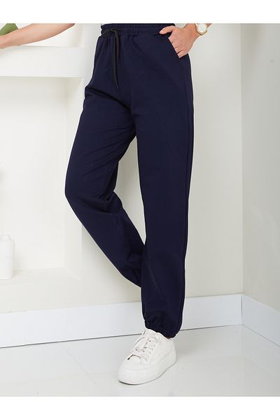 VOLT CLOTHİNG Übergroße Jogginghose – Elastisches Bein und Taille