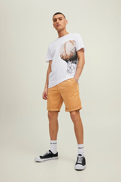 Jack & Jones 12165604jpststbowie Jjшорти суцільні регулярна талія однотонний світло-помаранчевий чоловічий сорт
