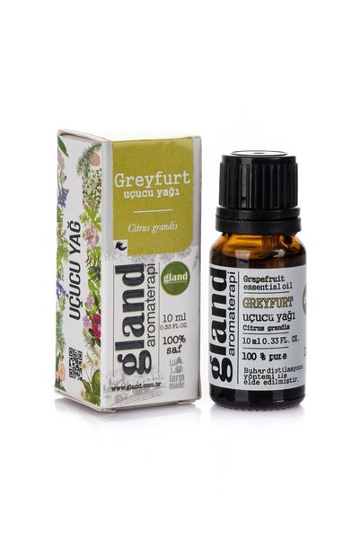 GLAND Aromaterapi Greyfurt Kabuk(CİTRUS X PARADİSİ) Uçucu Yağı 10ml