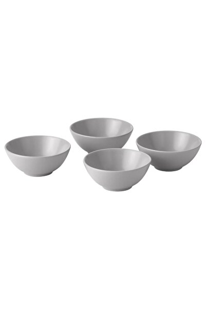 IKEA KASE SETİ Mat Açık Gri 4 ADET