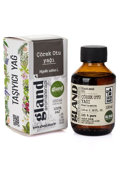 Gland زيت الكمون الأسود (NIGELLA SATIVA L.) زيت 100 مل