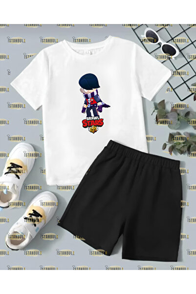 HediyeCenter Tricou pentru copii Brawl Stars Edgar cu model digital - D03