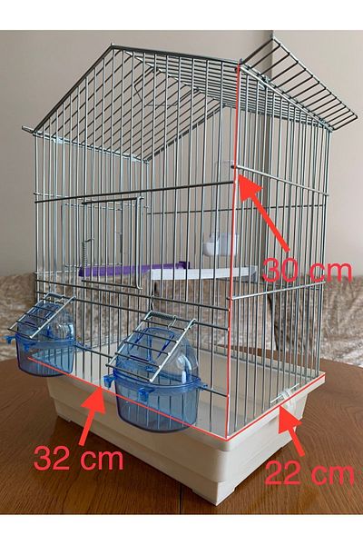bayraktarpet Budgie Satin Cage Tulle - M Medium Size (1 Piece)