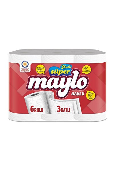 Maylo Süper Maylo Havlu 6'lı
