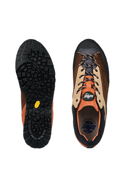 Lomer Italy Badia II MTX Suede Waterproof Vibram Süet Deri Erkek Ayakkabı Chocolate/Brick