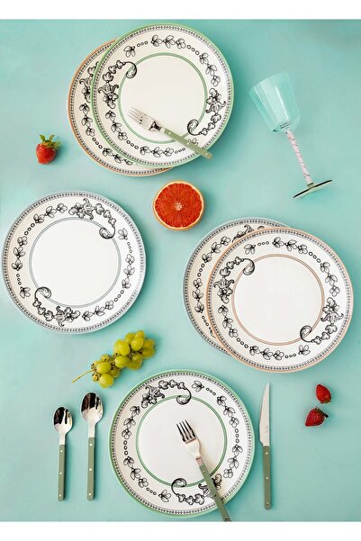 The Mia 6-Person Bonjour Service Plate