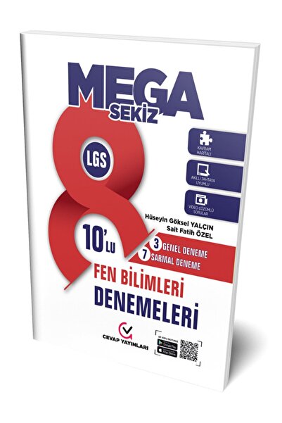 Cevap Yayınları 8. Sınıf Tüm Dersler 10 Lu Deneme Seti
