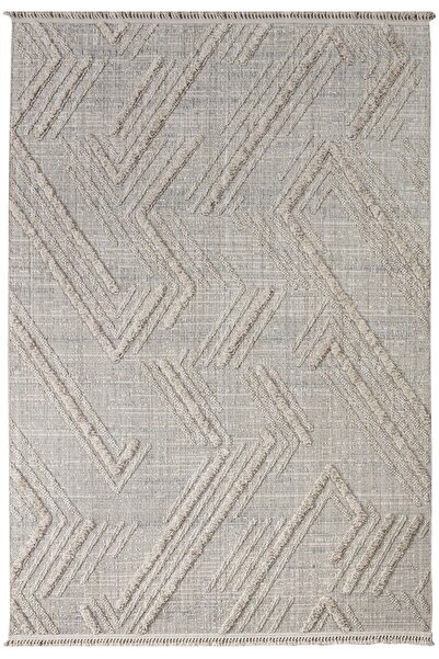 MOQA Avanos 1502 Bej Bukle Dokuma Halı Hav Toz Vermez Etnik Iskandinav Desenli Salon Mutfak Halısı