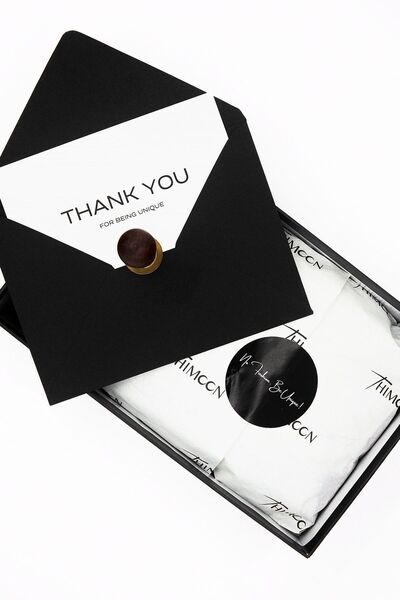 THIMOON Kadın Yüksek Bel Beyaz Mini Denim Şort