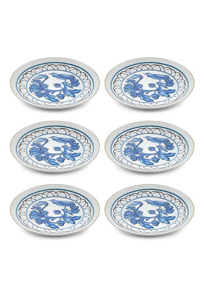 The Mia 6-Person Azul Cake Plate