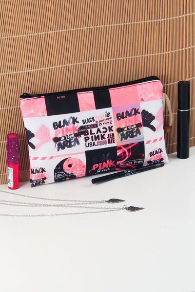 BYBAG Blackpink K-Pop Kalemlik Makyaj Çantası Büyük Boy Makyaj Çantası