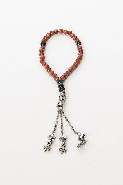 Zeynep Büyükbay Yıldız 33-зърнен комплект молитвени броеници от естествен камък