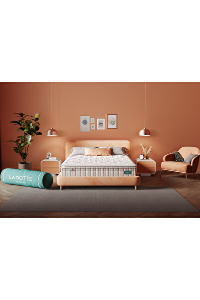 LANOTTE YATAK Lanotte Puffi Comfort Tavşan Tüyü Peluş Kumaşlı Ortopedik Lux P...