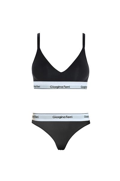 GIORGINA FERRI Σετ 2 για γυναικεία καθημερινή χρήση-Αθλητικό σουτιέν και στρινγκ εσώρουχα Kelly