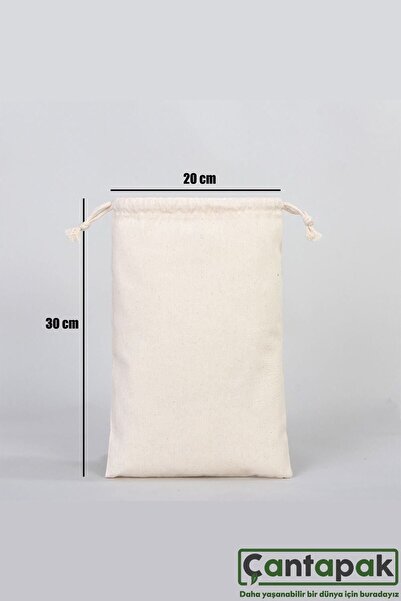 ÇANTAPAK Ham Bez Kese/Torba/ Organizer 20x30 (3 Adet)