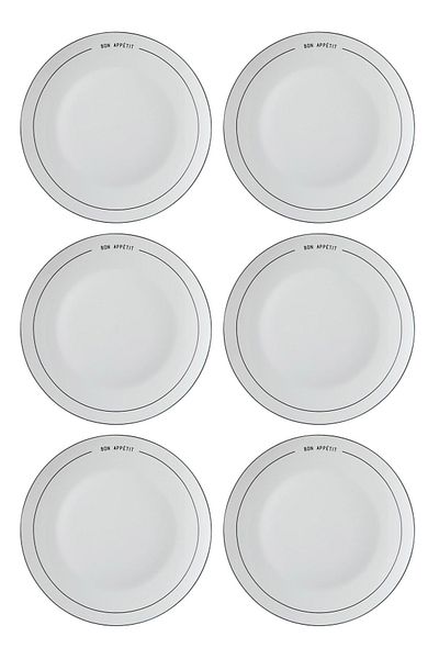The Mia Round Serving Plate for 6 People